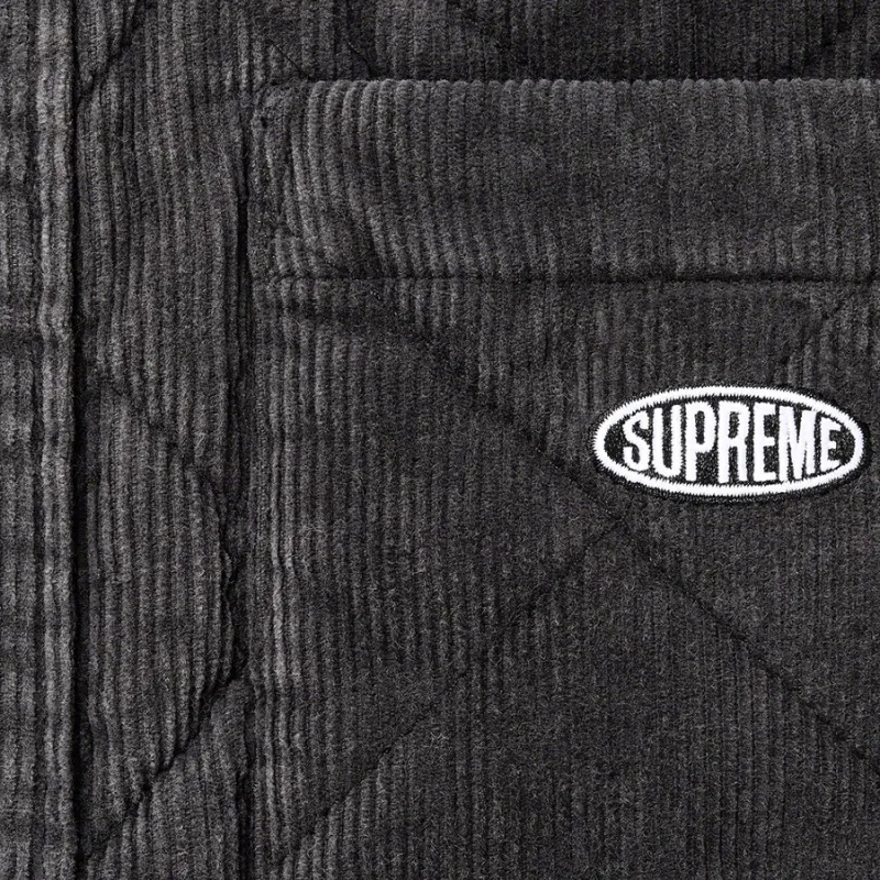 Supreme Quilted Corduroy Shirt-2