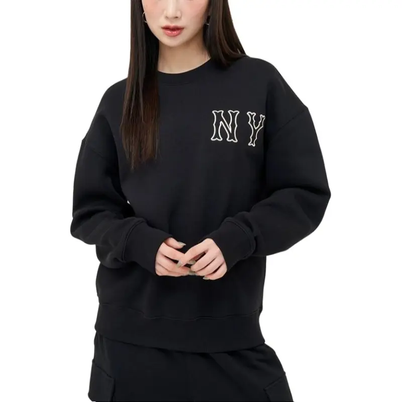 MLB New York Yankees Sweatshirt Unisex Black-4