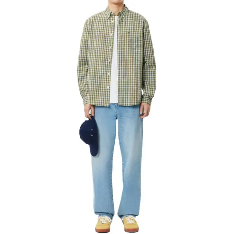 LACOSTE Shirts Unisex Khaki-1