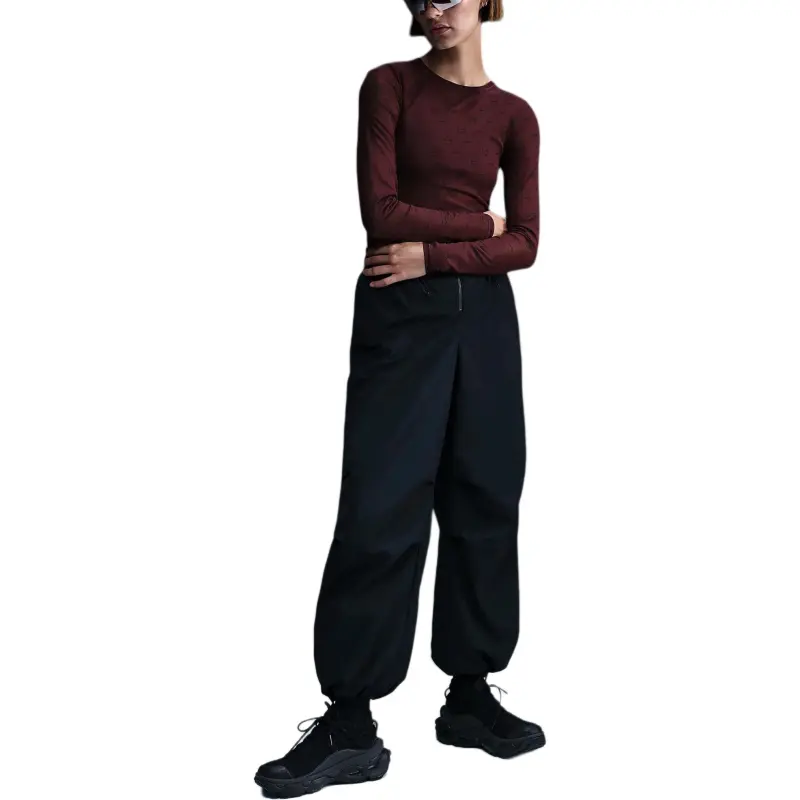 Nike Sportswear T Shirt Women's Dark Purple Burgundy-2