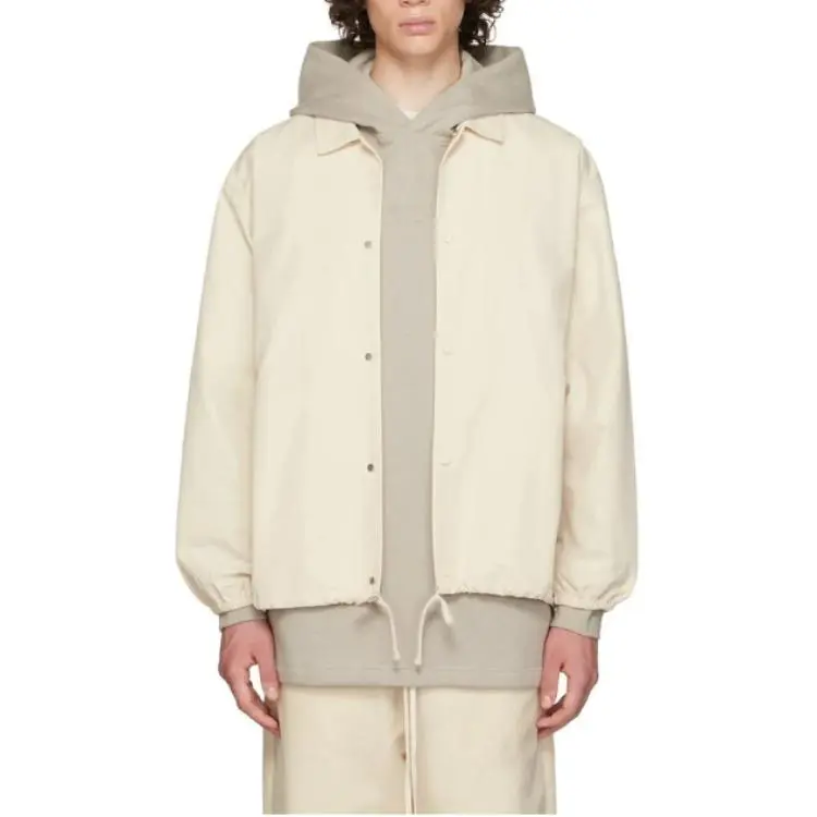 Fear Of God Essentials 1977 Series Jackets & Coats Unisex Eggshell White-3