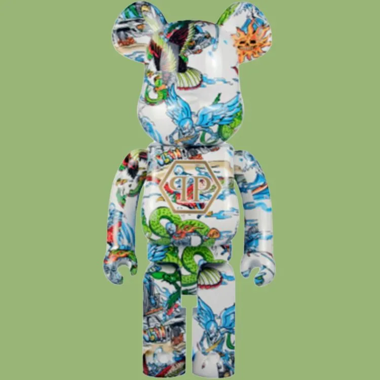 BE@RBRICK x PHILIPP PLEIN 1000% Challenger The Brave MACAU Trendy Figures 70cm-3