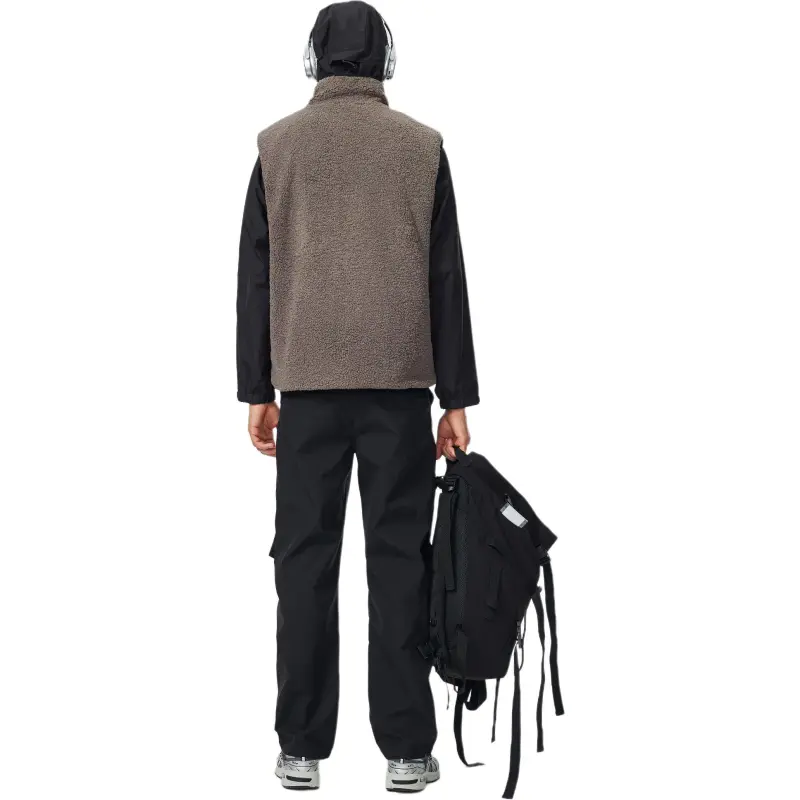 VOLCOM Polar Fleece Vest Unisex Gray-4