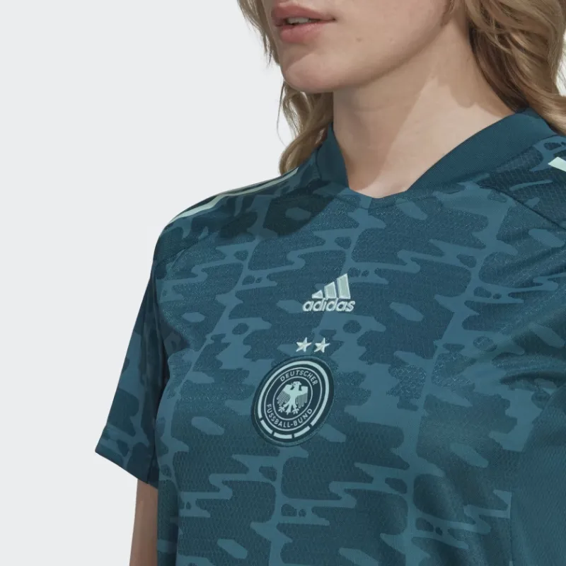 Adidas Germany Soccer Jerseys Women's Green-5
