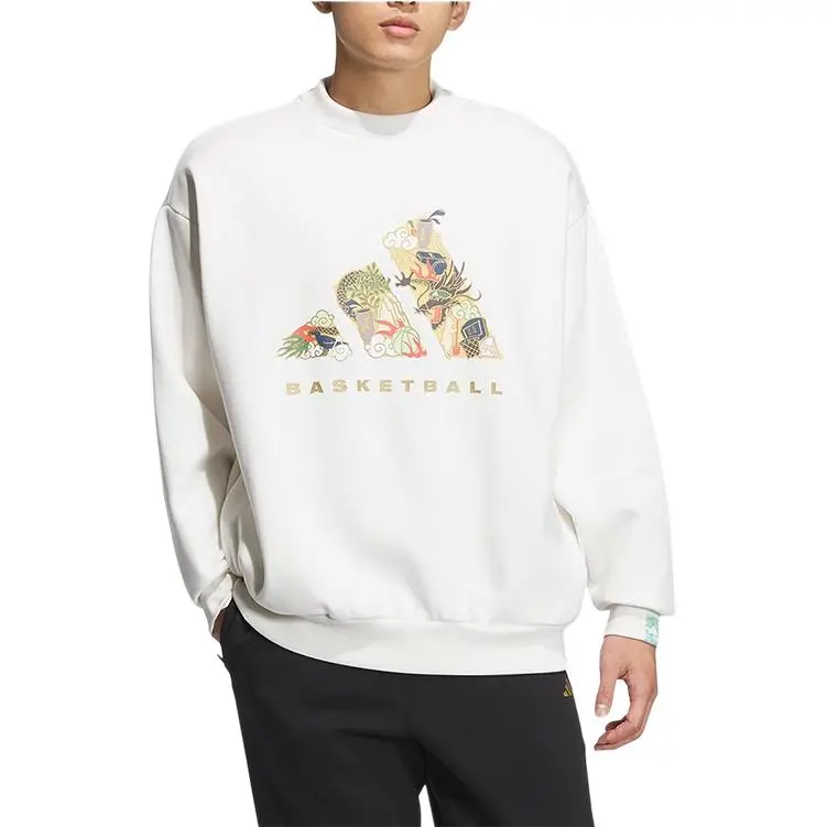 Adidas Originals FW23 Year Of The Dragon CNY Collection Sweatshirt Unisex White-1