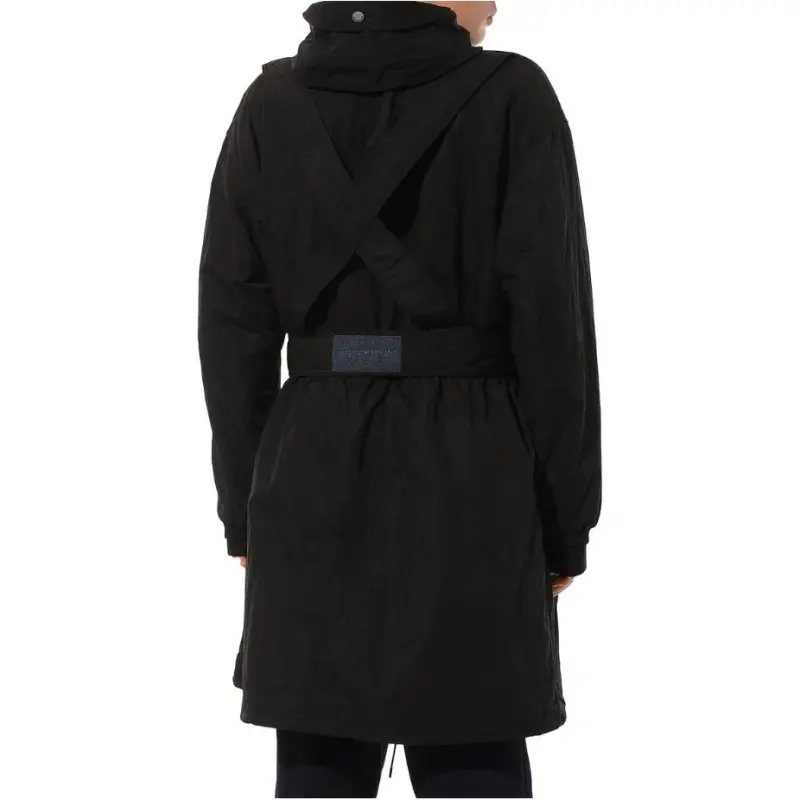 EMPORIO ARMANI FW23 Trench Coat Men's Black-4