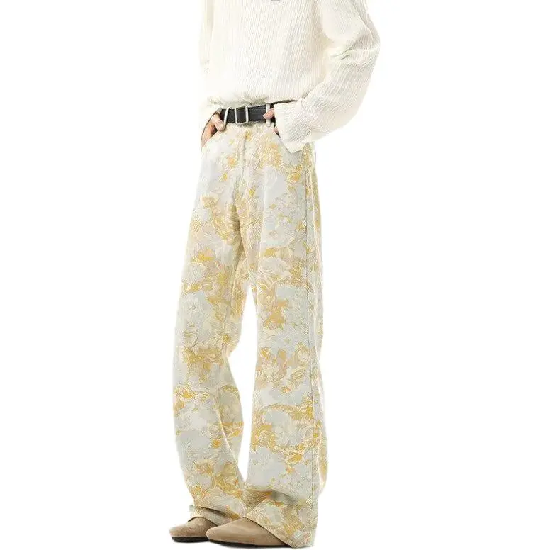 Concubine Zhu Jeans Unisex Yellow-2