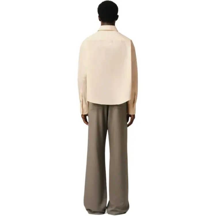 AMIPARIS Paris Ami De Coeur Cropped Shirt-2