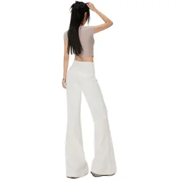 Wen Shan Casual Pants Women's White