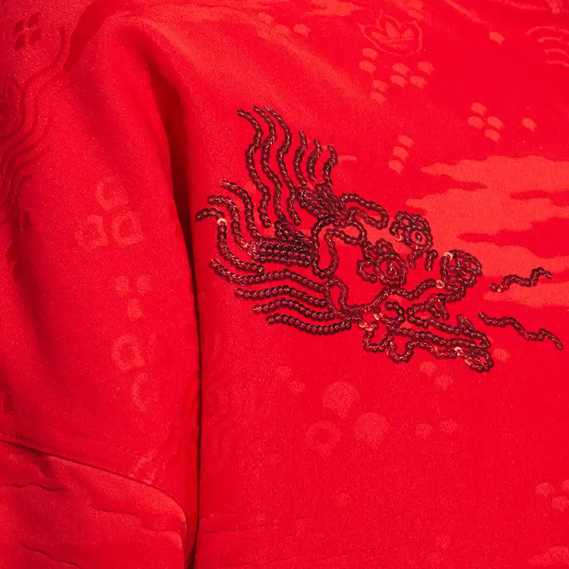 Adidas Originals x FEIFEI RUAN FW23 Jacket Women's Red-3