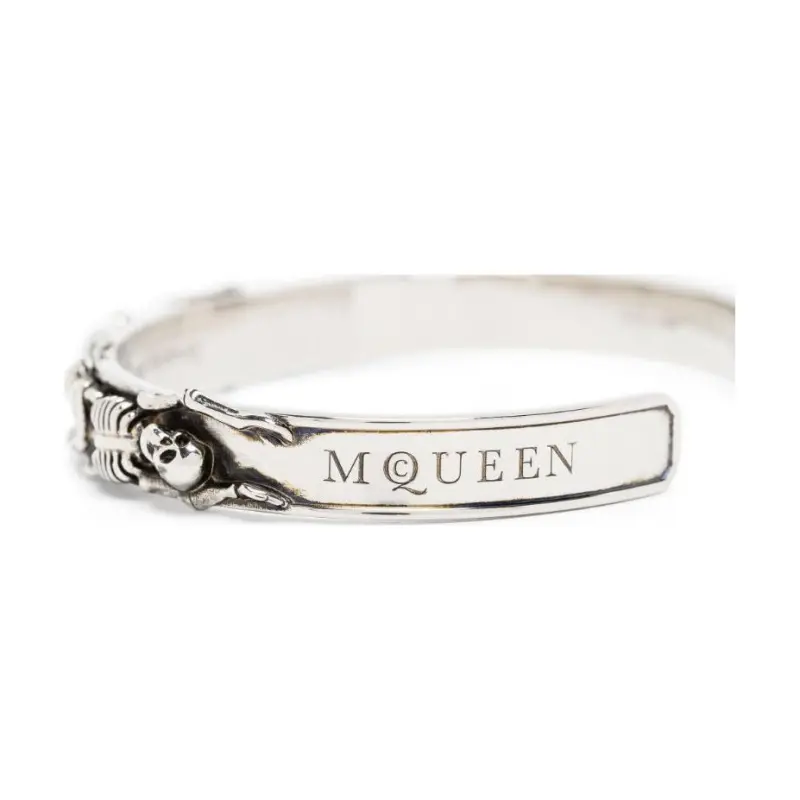 Alexander McQueen Dancing Skeleton Cuff Bracelet-3