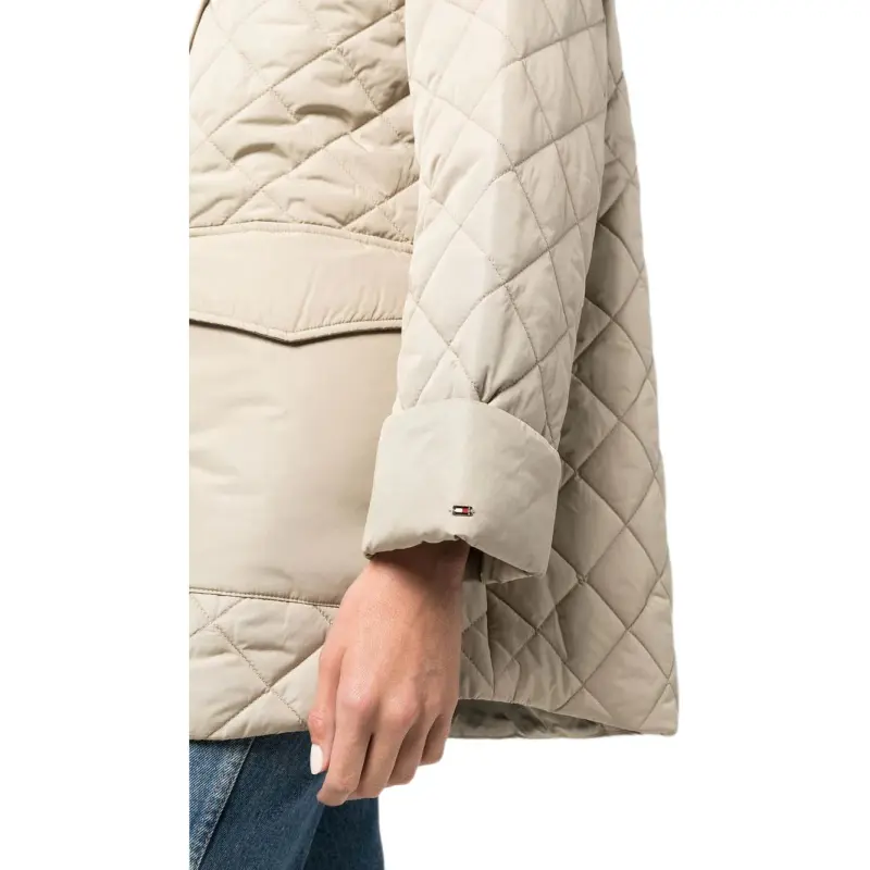 Tommy Hilfiger Button up Quilted Coat-4