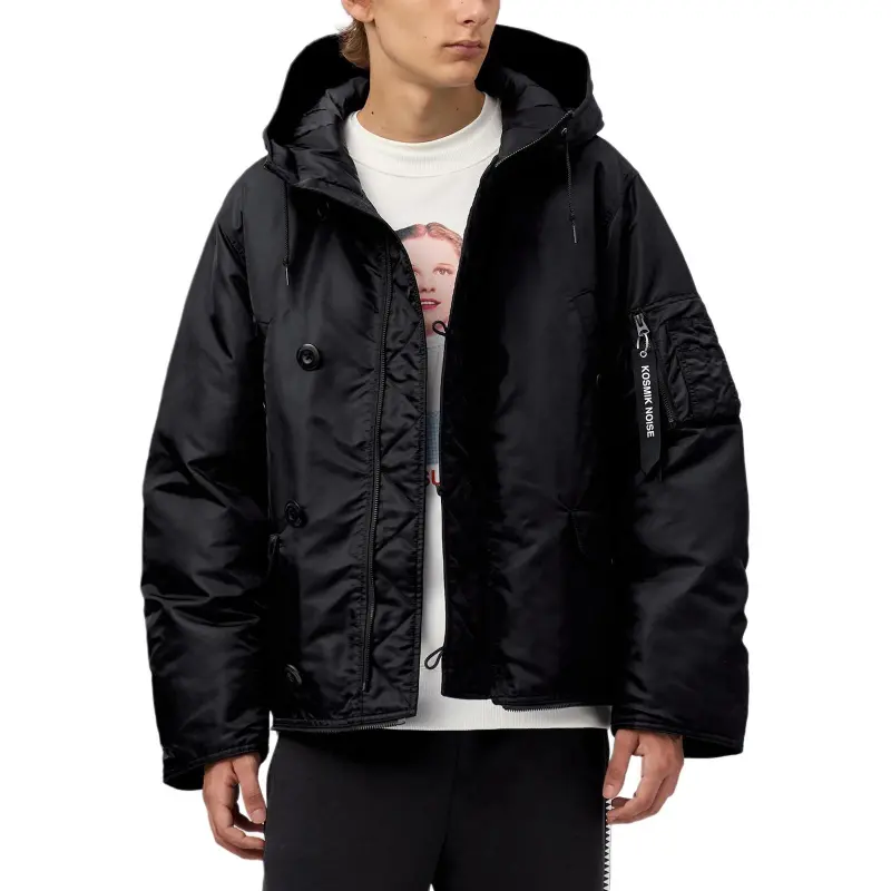 GU Undercover Collaboration Coat Unisex Black-2