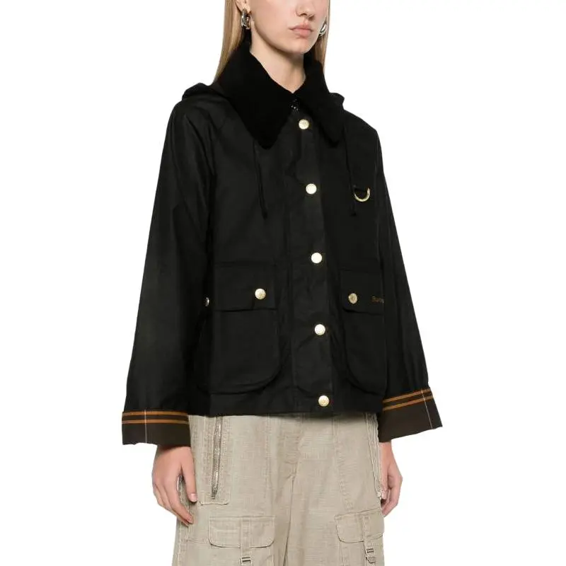 BARBOUR Reighton Spey Waxed Jacket-5