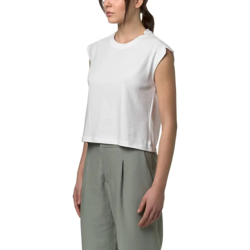 K WAY T Shirts Women's White-1