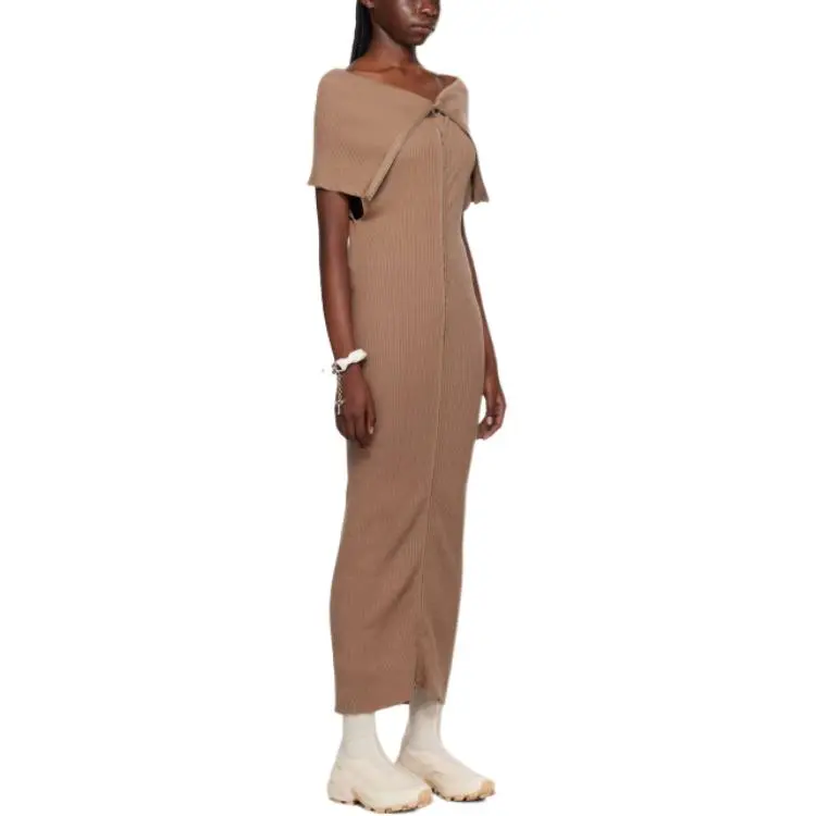 MM6 Maison Margiela Sleeveless Dress Women's Camel-2