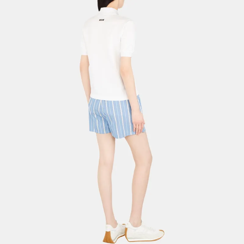 MSGM Sun embroidery Polo Top-3