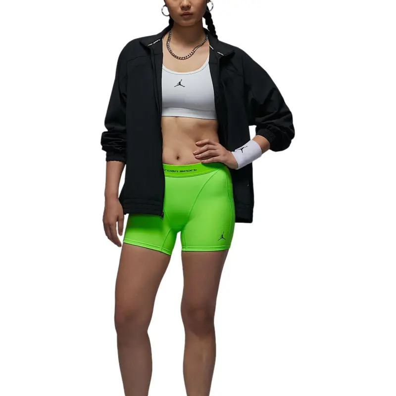 Jordan Sport Sports Shorts Women's Electric Glow Green-1