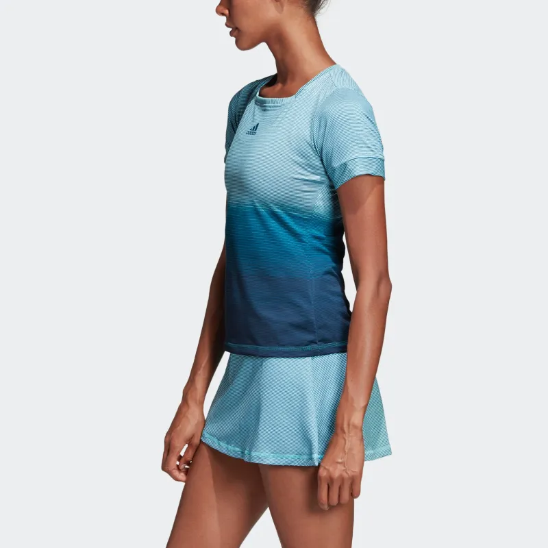 Adidas Tennis T-Shirt Women's Blue-5