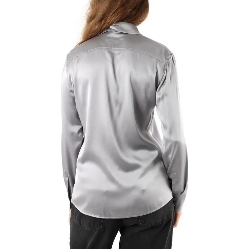 MaxMara Studio Baden Silk Long sleeve Shirt-2