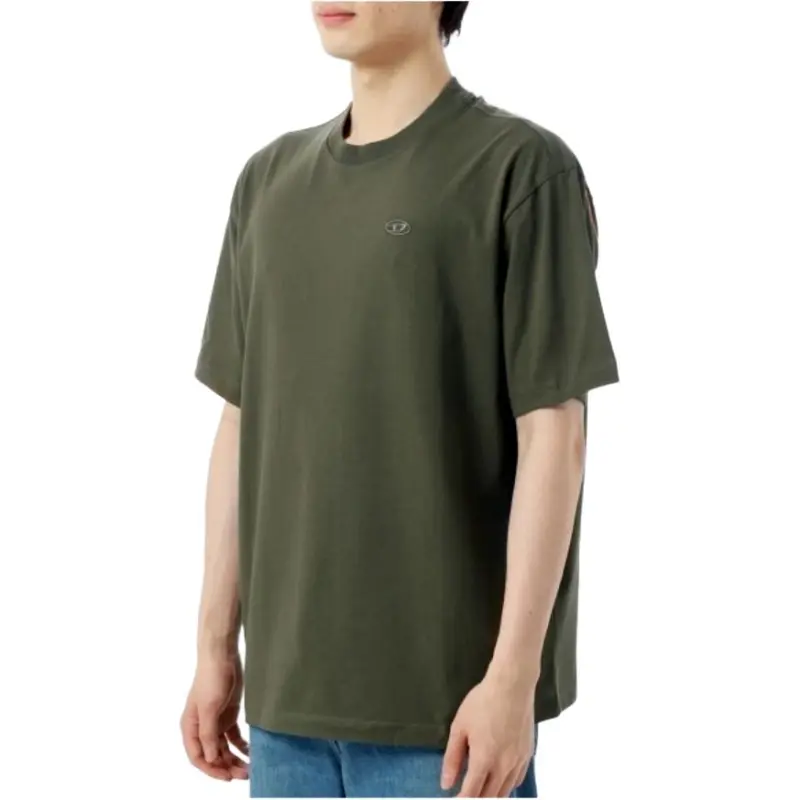 DIESEL SS25 T Shirt Men's Olive Green-3