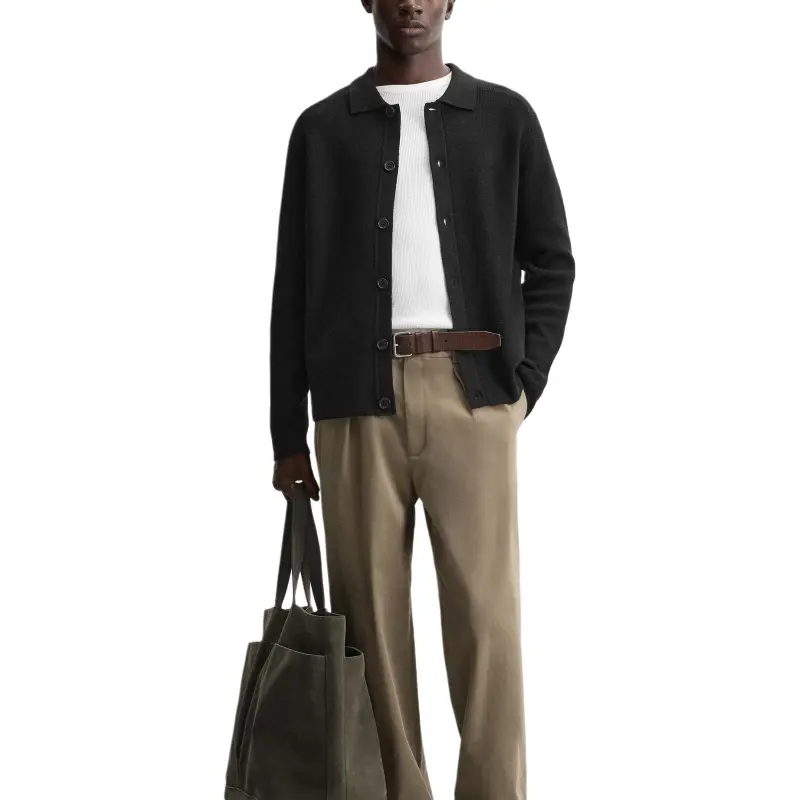 ZARA Knitwear Men Black-3