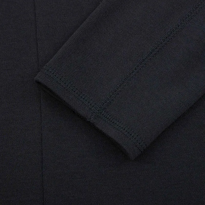 Converse Half Zip Mock Neck Long Sleeve Top-3