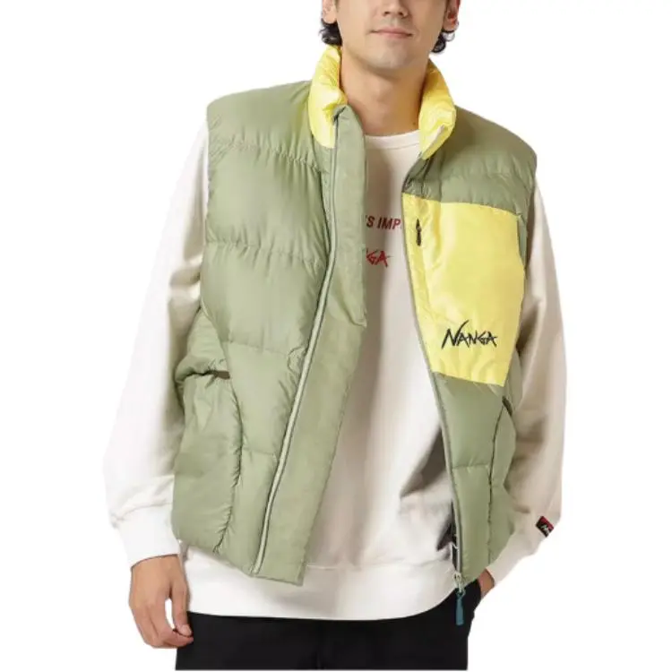 NANGA MAZENO RIDGE VEST Unisex Khaki-1
