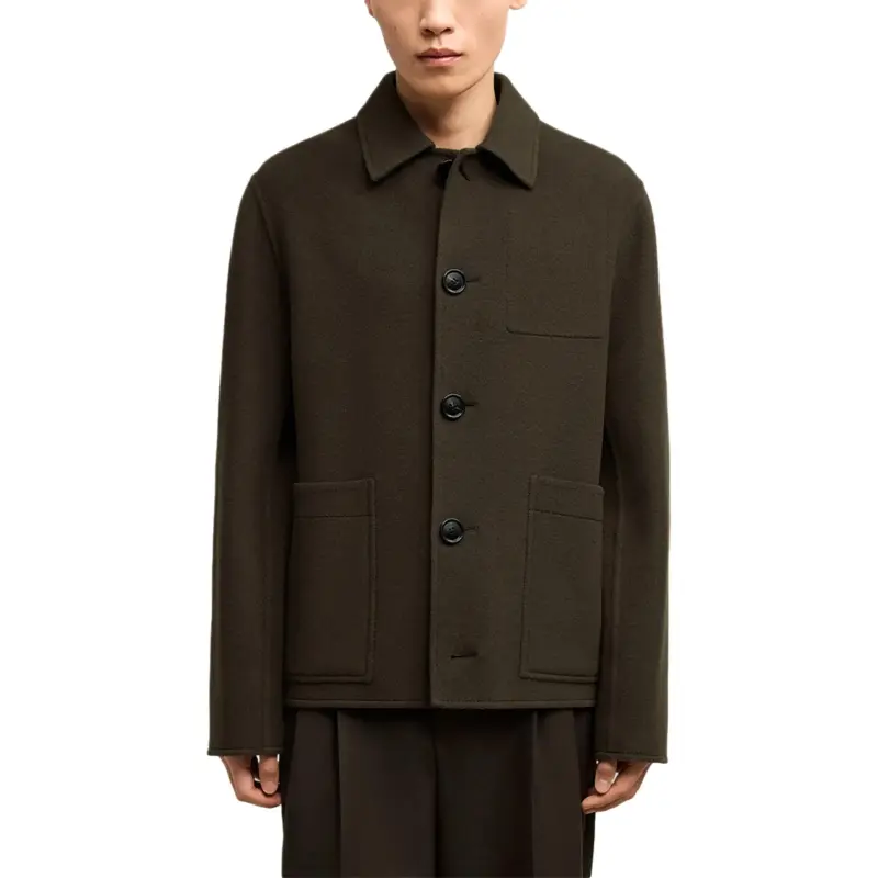 AMIPARIS Boxy Wool cashmere Blend Jacket-4