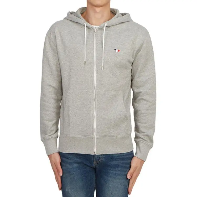 Maison Kitsune Zip Up Long Sleeved Hoodie-2