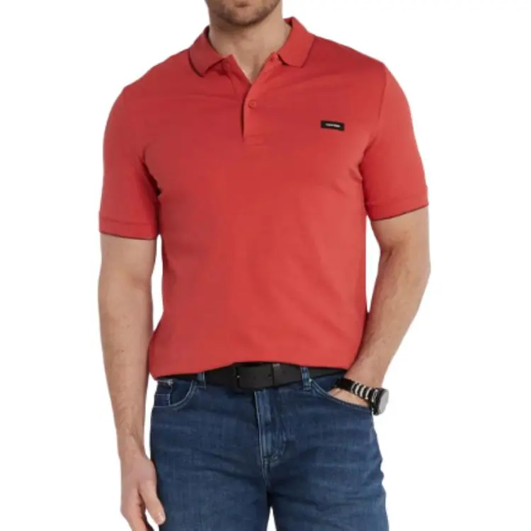 CALVIN KLEIN Polo Shirt Men's Red-1