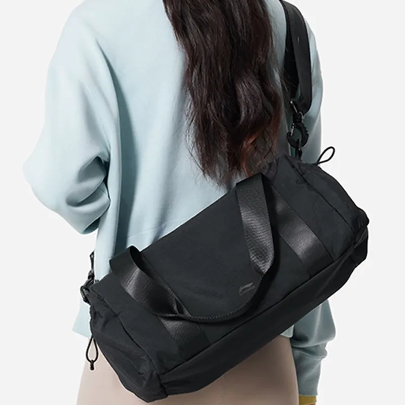 LiNing Sports Life Collection Polyamide Shoulder Bag, Crossbody Bag, Handbag Unisex Black-10