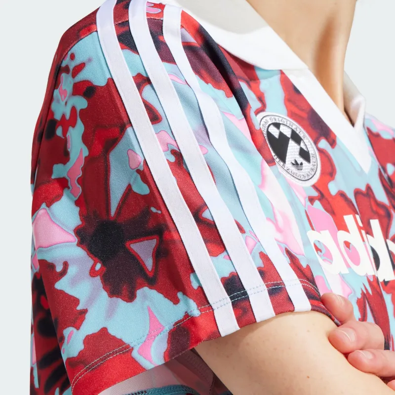 Adidas Originals T Shirt Women's Light Scarlet-5