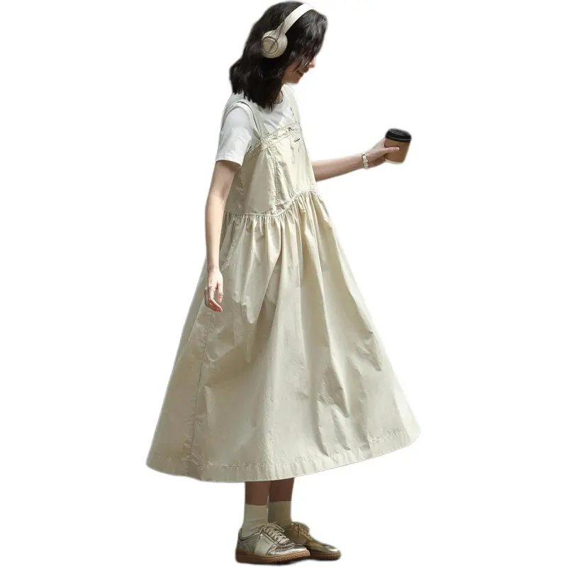 【dme】 Sleeveless Dress Women's Light Pea Green-4