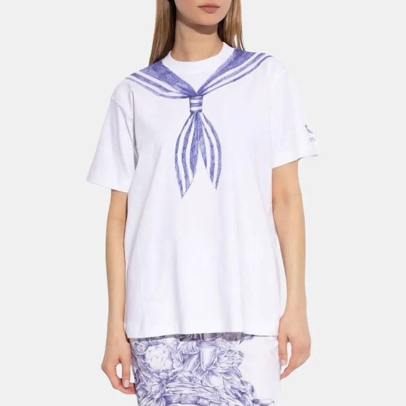 MOSCHINO Sailor Motif Crewneck T Shirt-2