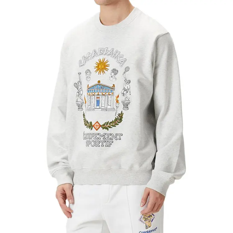 CASABLANCA Metaphysical Tennis Icon Sweatshirt-3