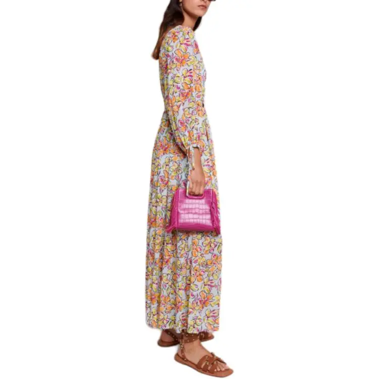 Maje Long Sleeved Dresses Women's Multicolor-3