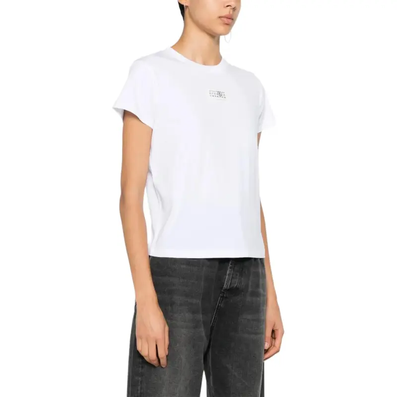 Maison Margiela Logo Patch Crewneck T Shirt-3