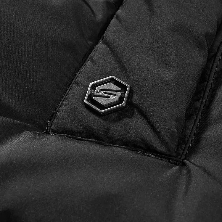 Skechers Down Jackets Women's Carbon Black/0018-4