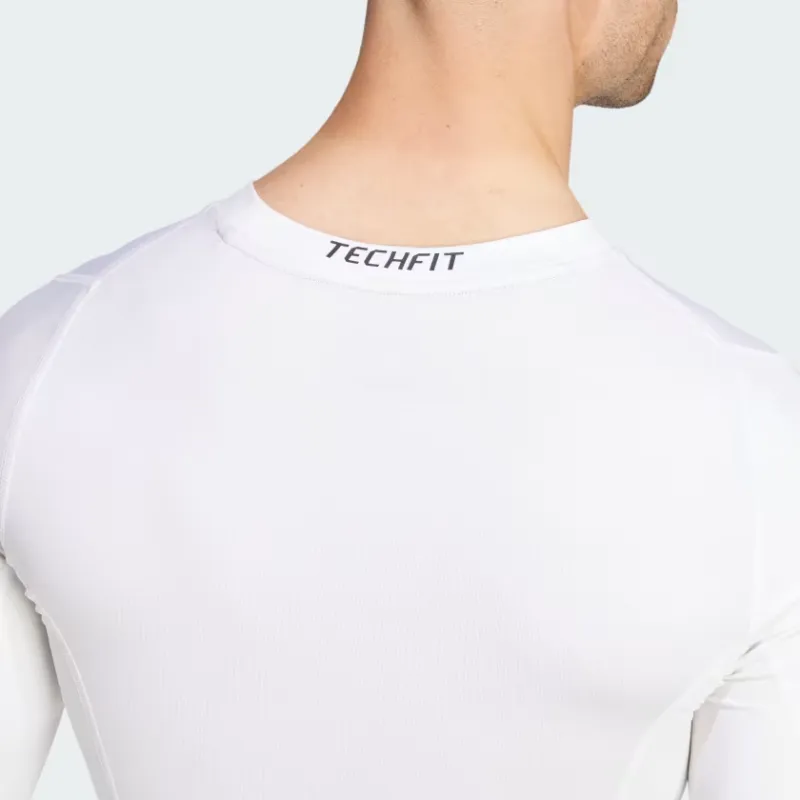 Adidas Free Shipping With AdiClub Techfit Compression Training Long Sleeve Tee-5