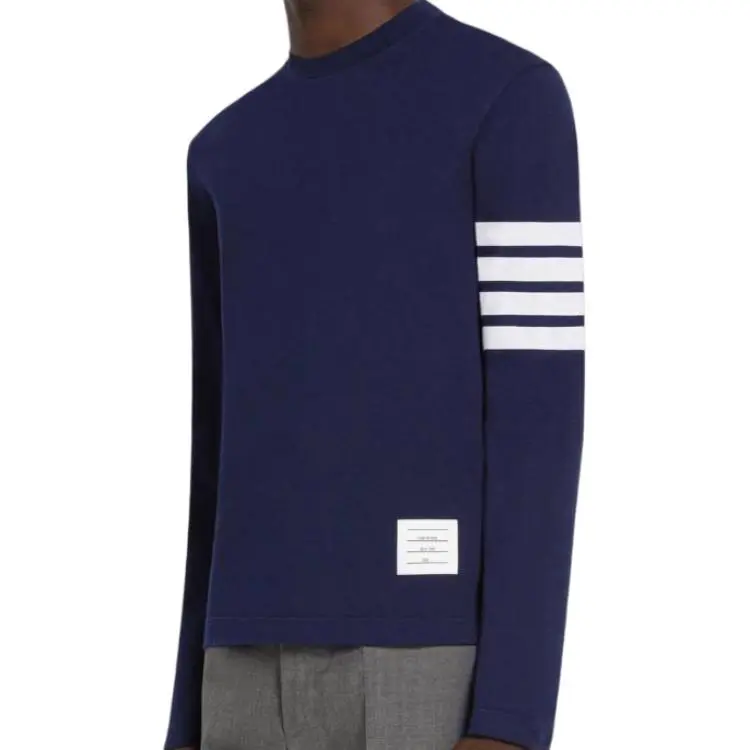 THOM BROWNE 4 Bar Long sleeve T shirt-2