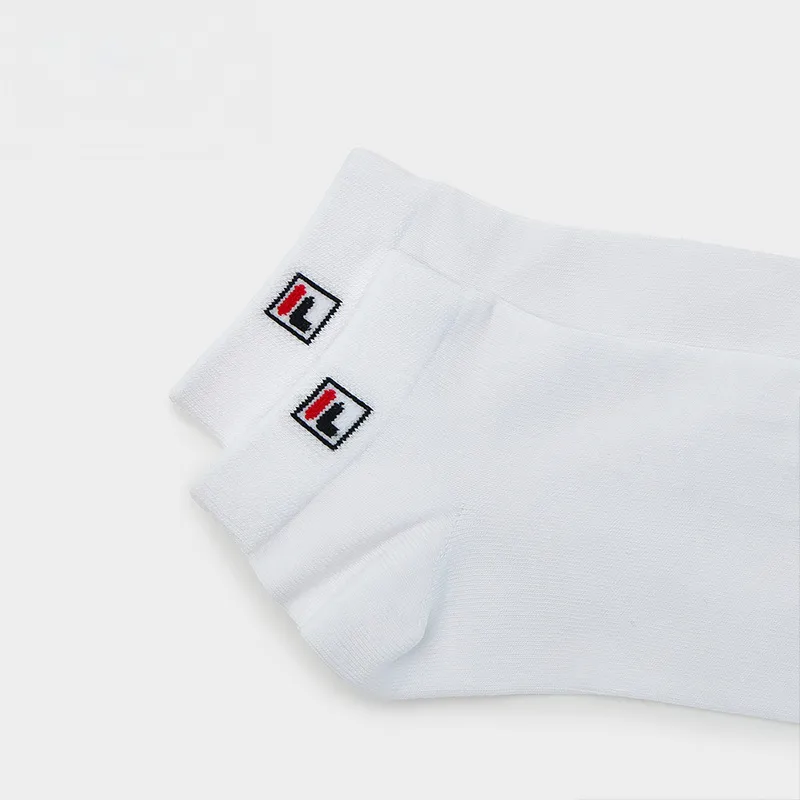 FILA Heritage Ankle Socks Men's 1 Pack Standard White-3