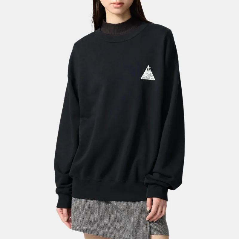 UNIQLO Sweatshirts Unisex Black-3