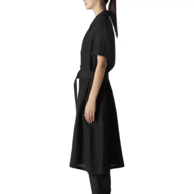 Yohji Yamamoto Trench Coat Women's Black-3