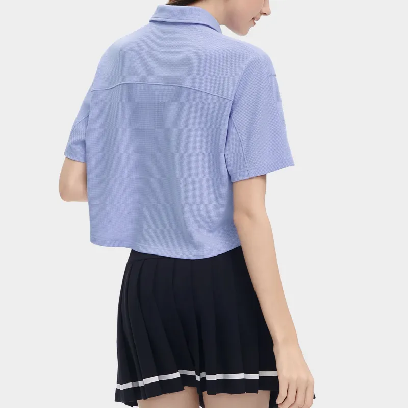 FILA Polo Shirts Women's Milk Taro Purple-4