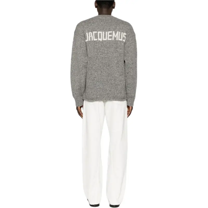 Jacquemus Sweaters Men Gray-2