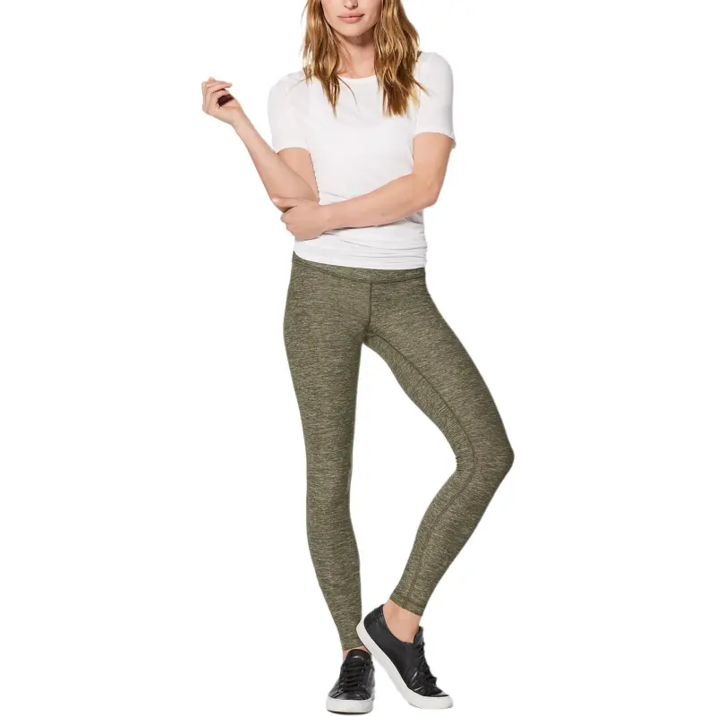Lululemon Wunder Under Athletic Trousers Women's Olive Green-1