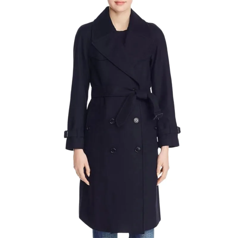Burberry SS24 Coats Women's Dark Blue-2