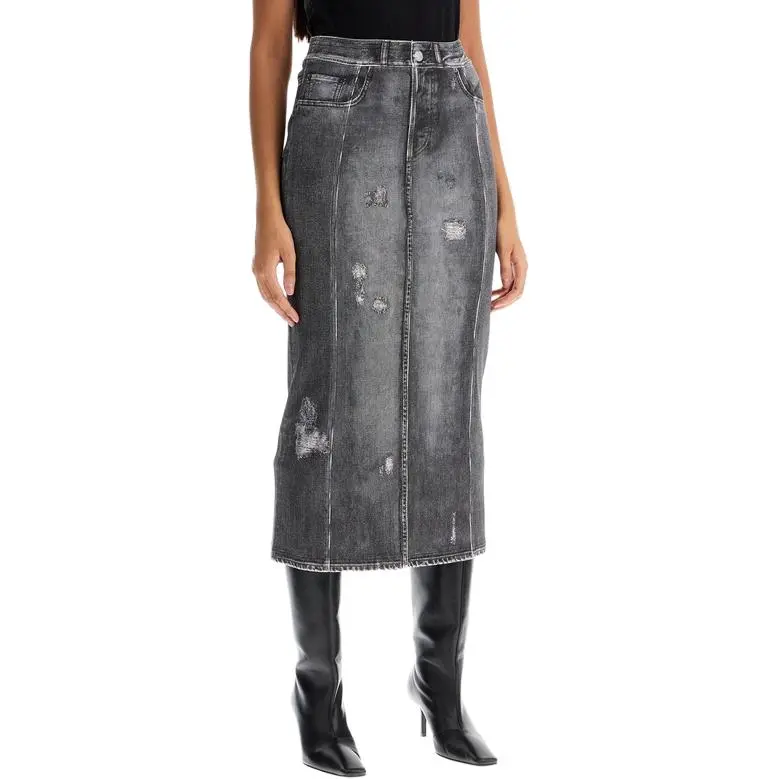 Acne Studios Distressed Denim Skirt-2