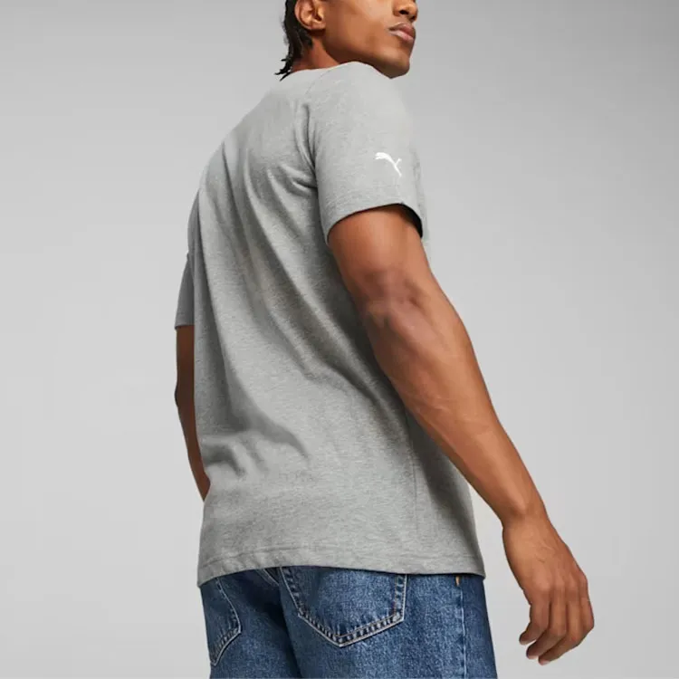 PUMA BMW M Motorsport T Shirts Men Gray-3